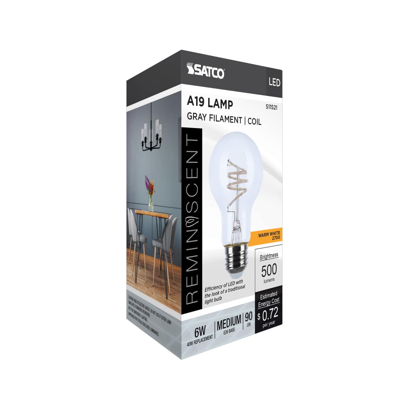 6A19/CL/LED-GF/COIL/927/120V - S11521