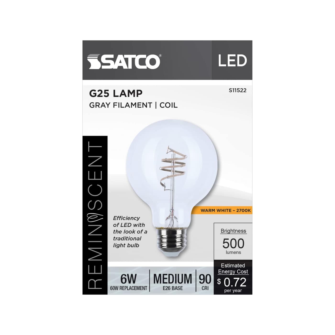 6G25/CL/LED-GF/COIL/927/120V - S11522