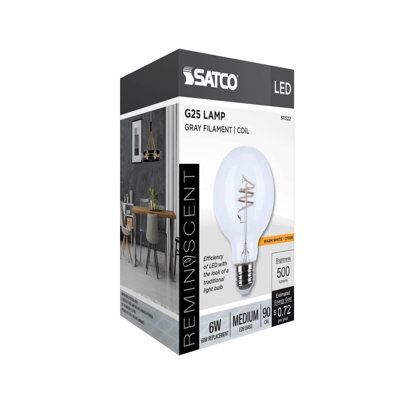 6G25/CL/LED-GF/COIL/927/120V - S11522