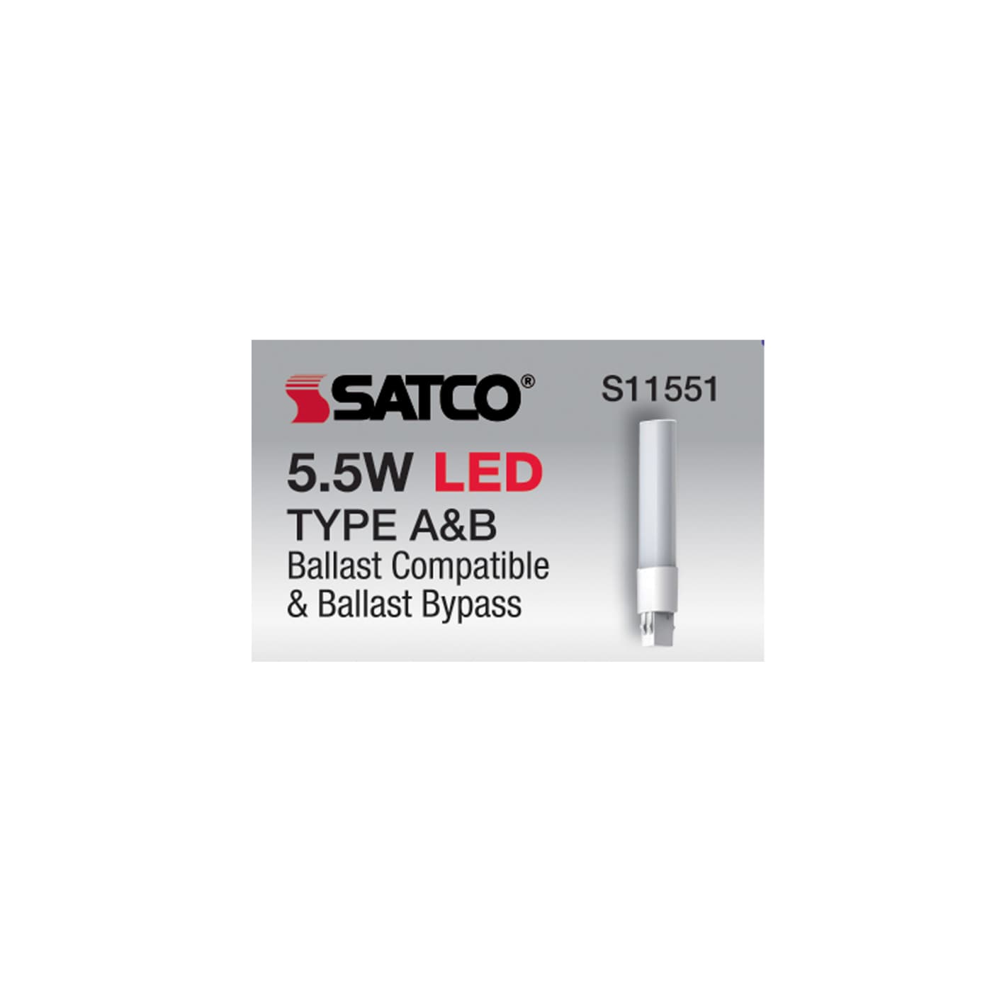 5.5W/LED/CFL/830/2P/DUAL - S11551