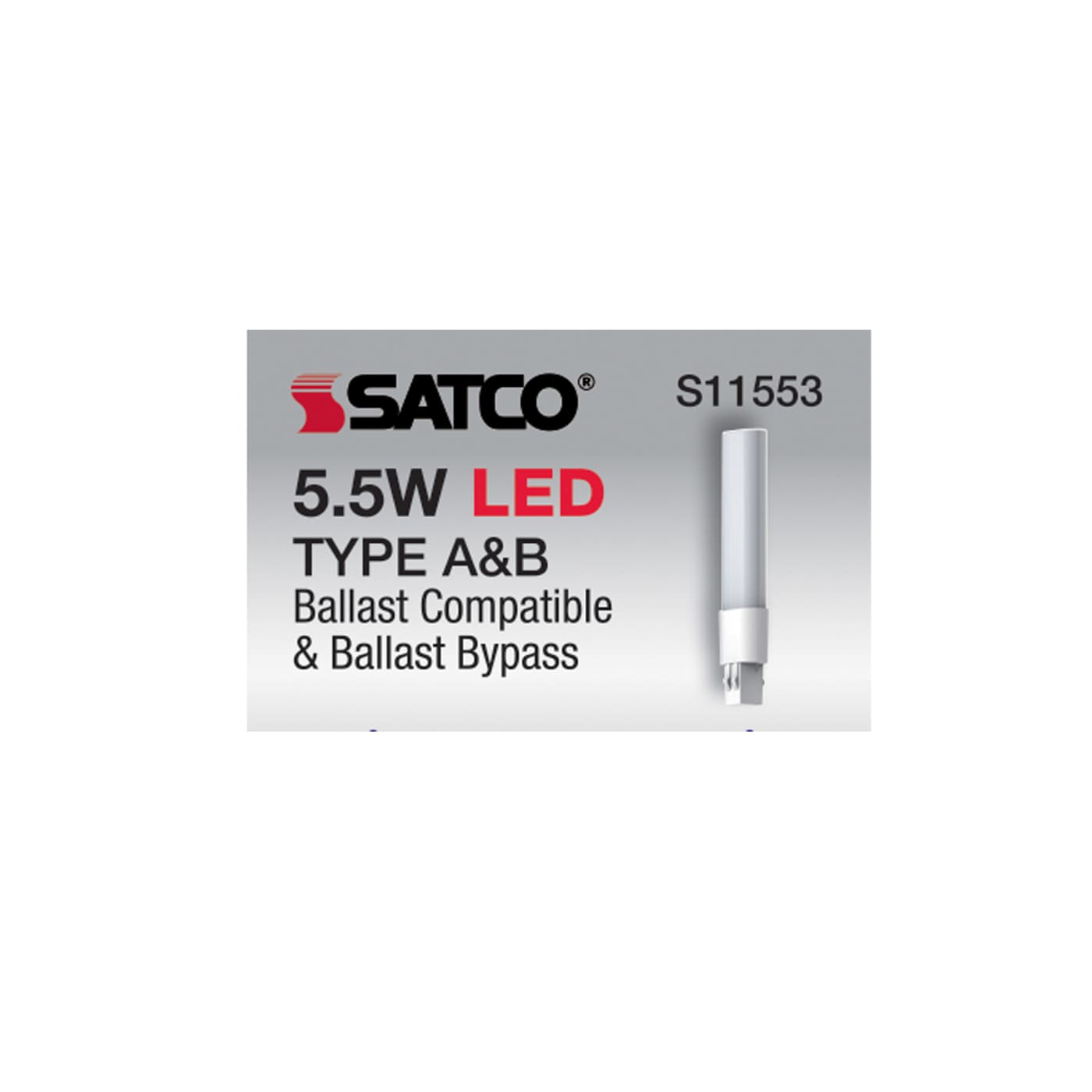 5.5W/LED/CFL/840/2P/DUAL - S11553