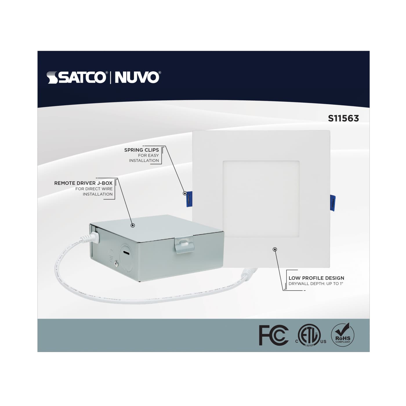 12WLED/DW/6/RGBTW/SQ/WH - S11563