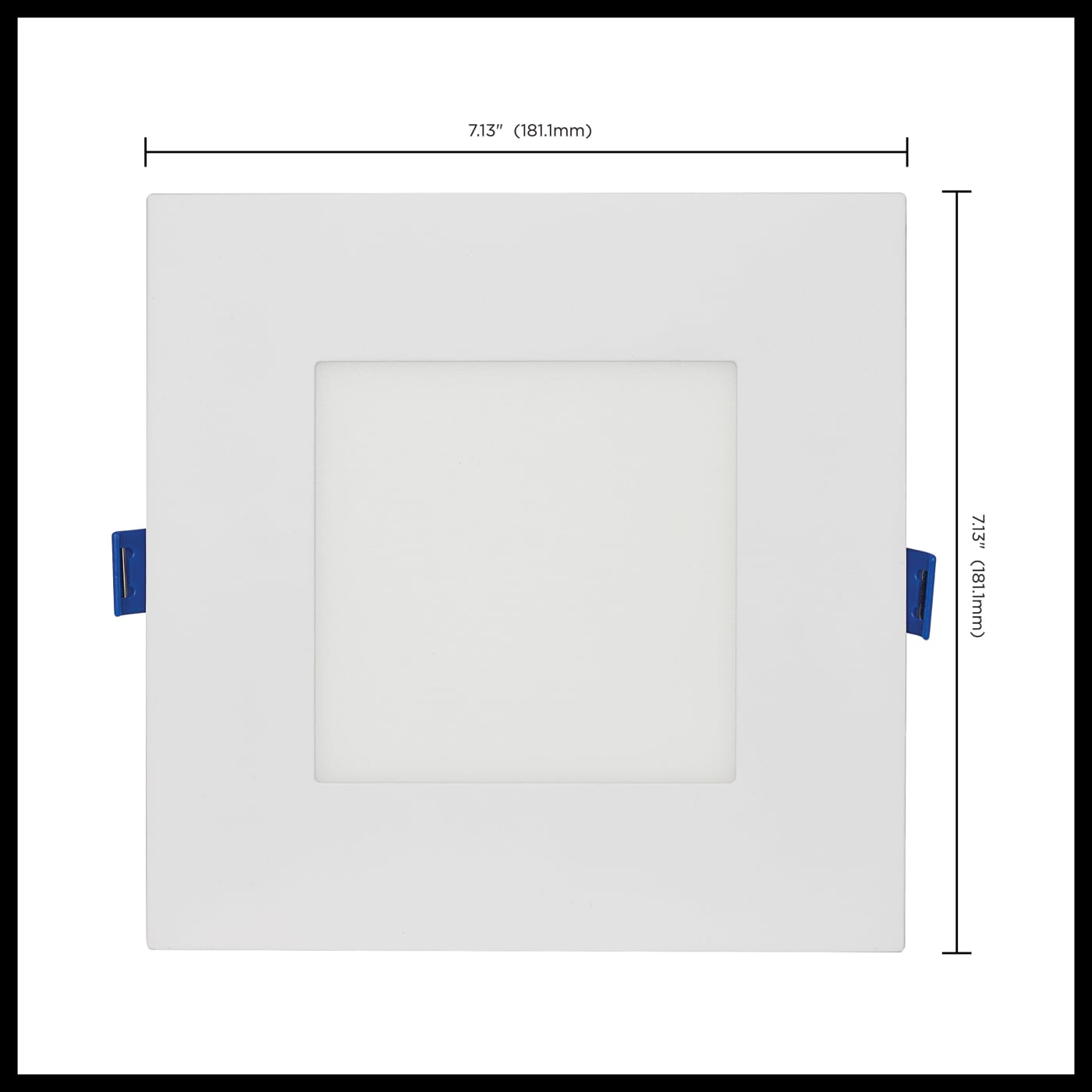 12WLED/DW/6/RGBTW/SQ/WH - S11563