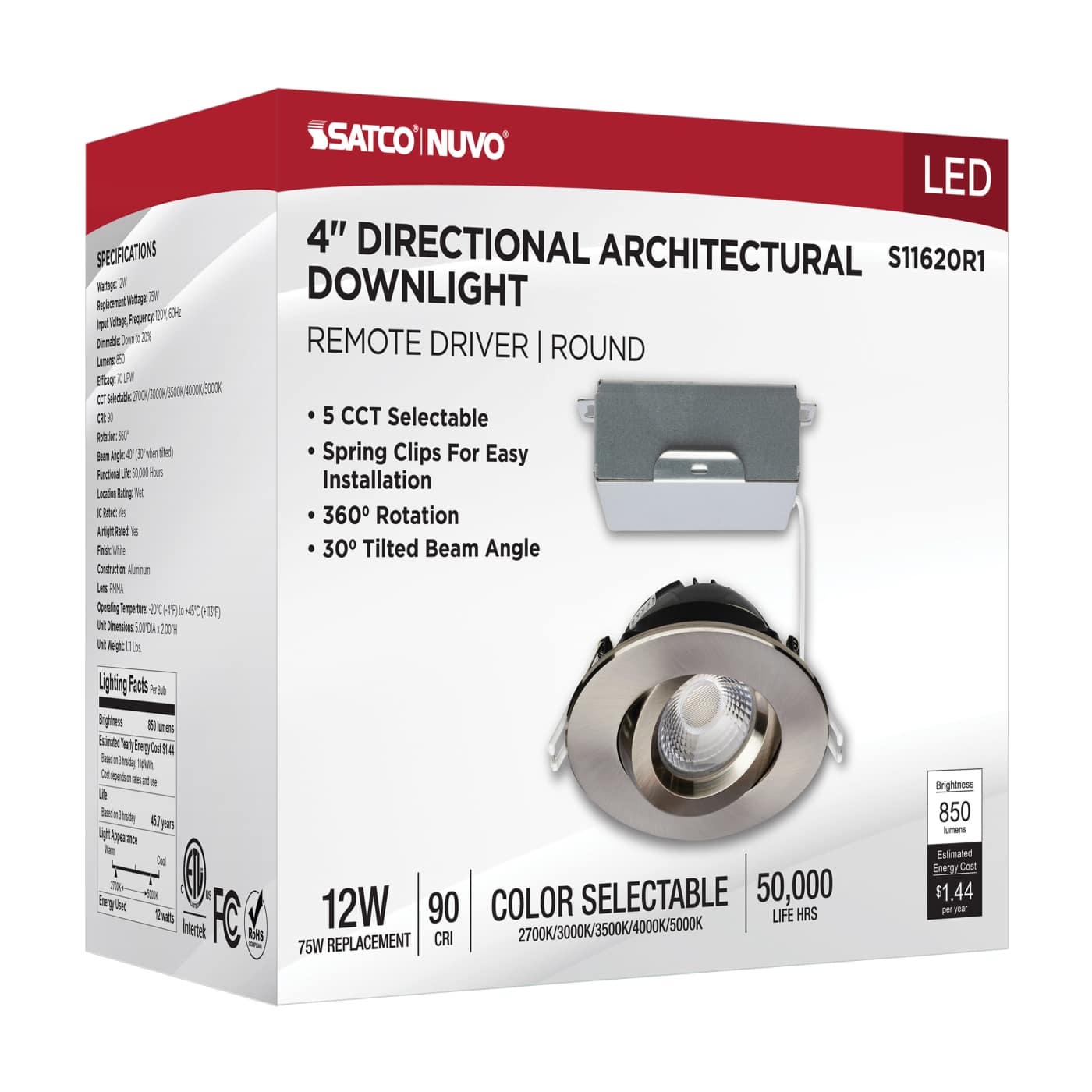 12W/DW/GBL/4/CCT/RND/RD/BN - S11620R1