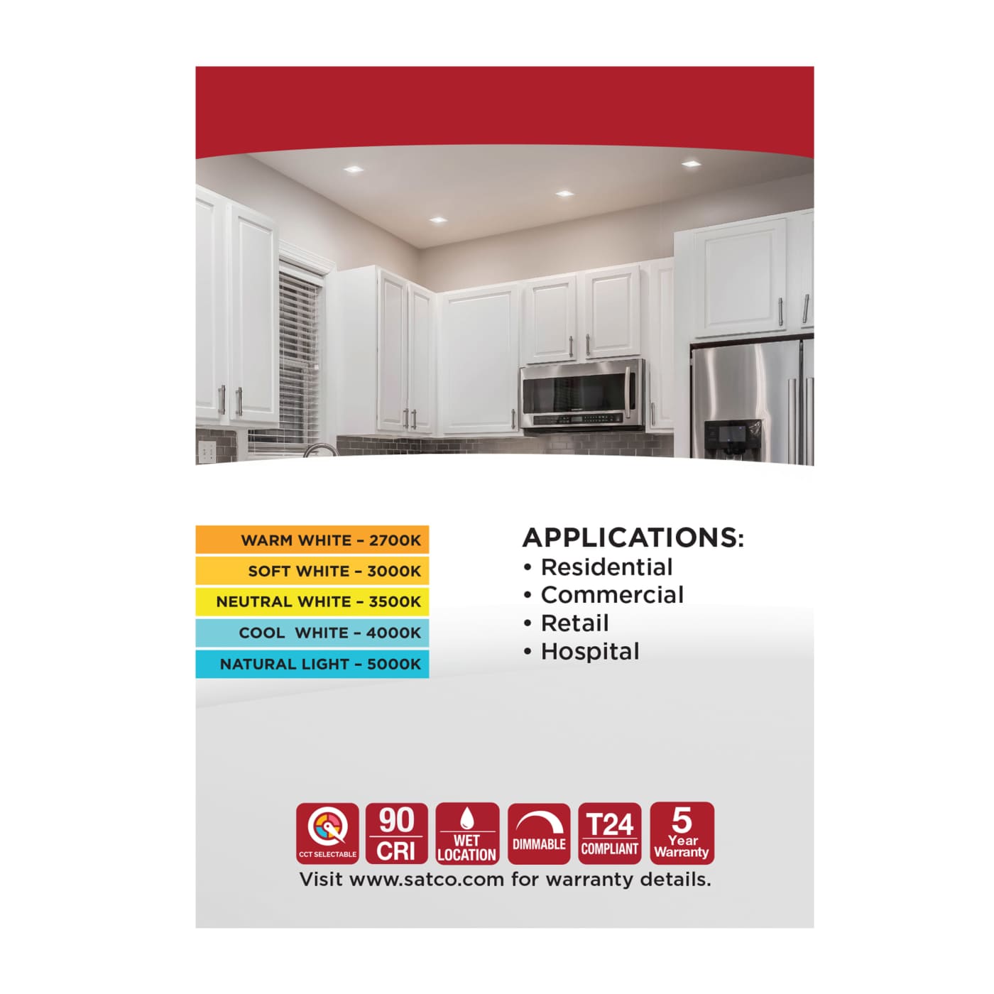 12W/DW/GBL/4/CCT/SQ/RD/WH - S11621R1