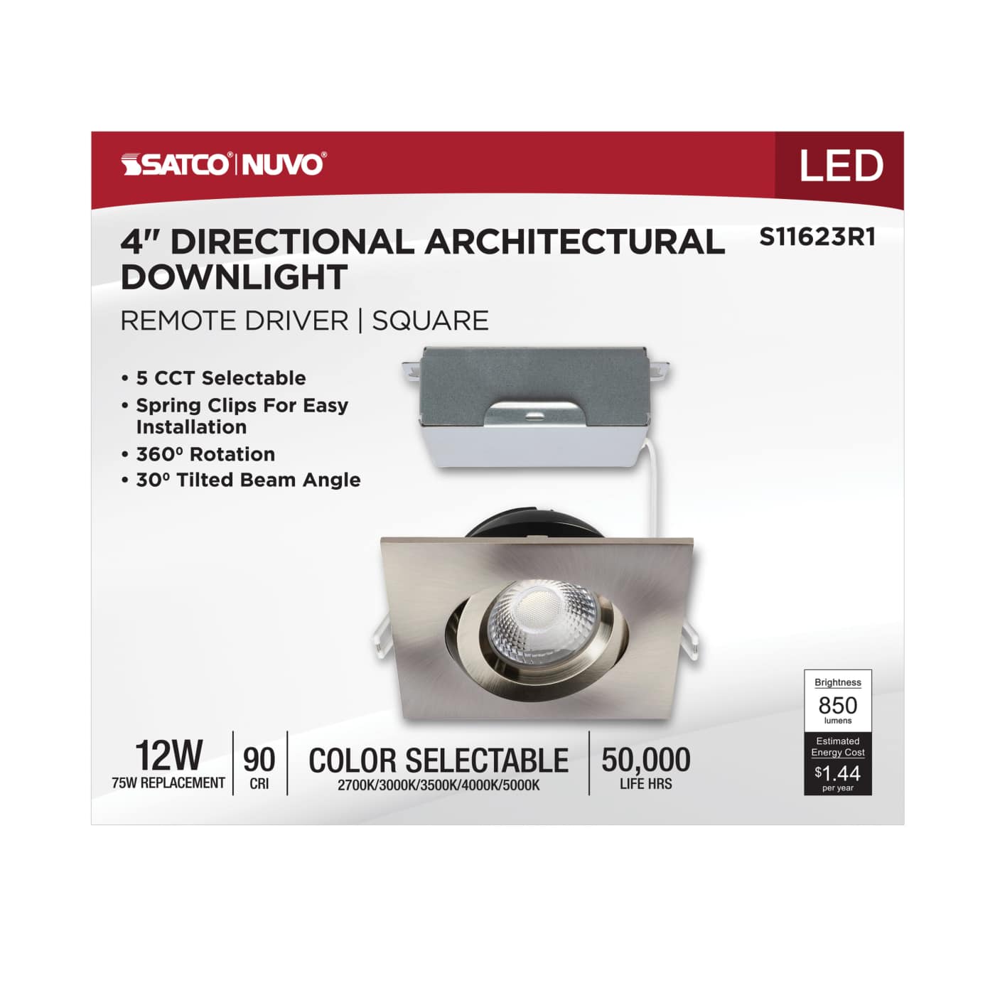 12W/DW/GBL/4/CCT/SQ/RD/BN - S11623R1