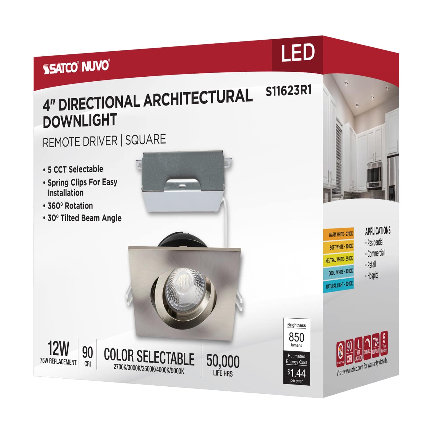 12W/DW/GBL/4/CCT/SQ/RD/BN - S11623R1