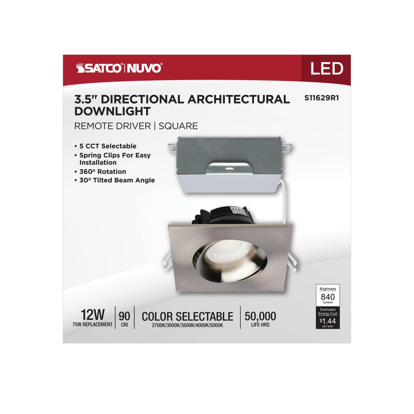 12W/DW/GBL/3.5/CCT/SQ/RD/BN - S11629R1