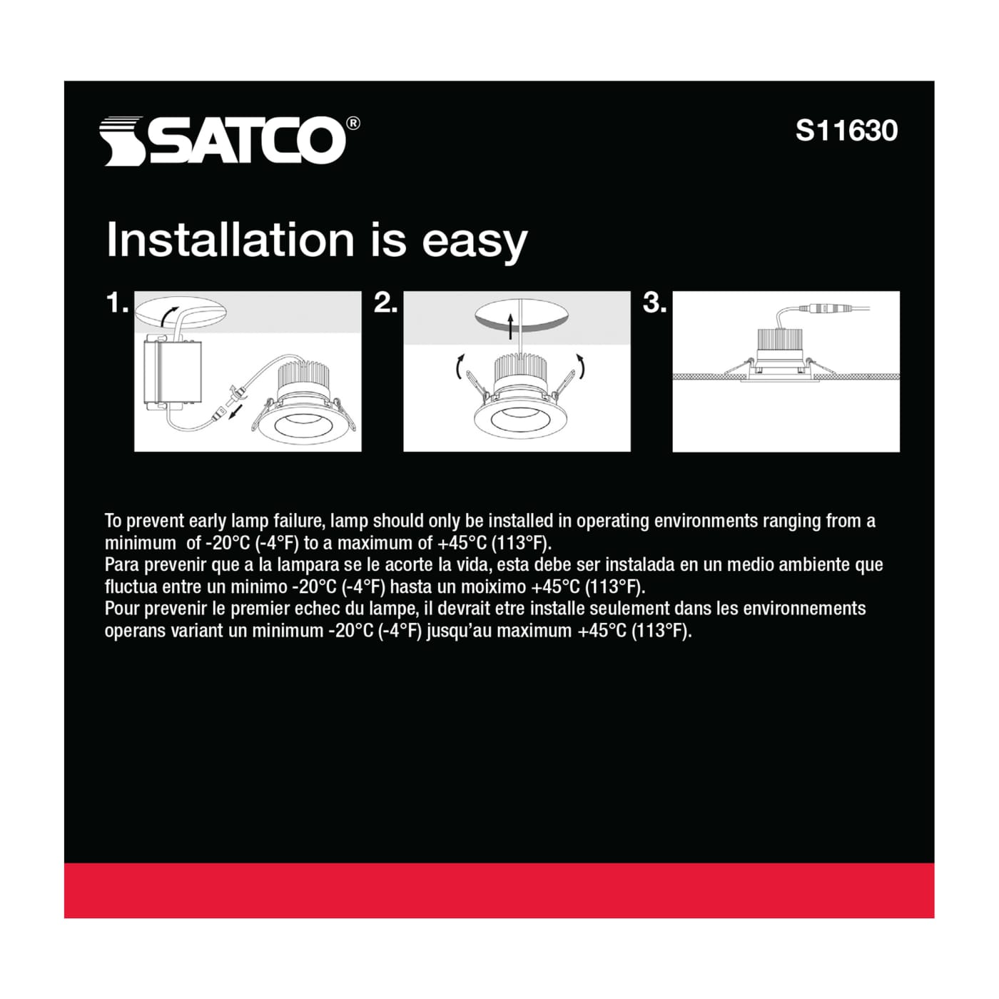 12WLED/DW/DNL3/930/RND/RD/WH - S11630