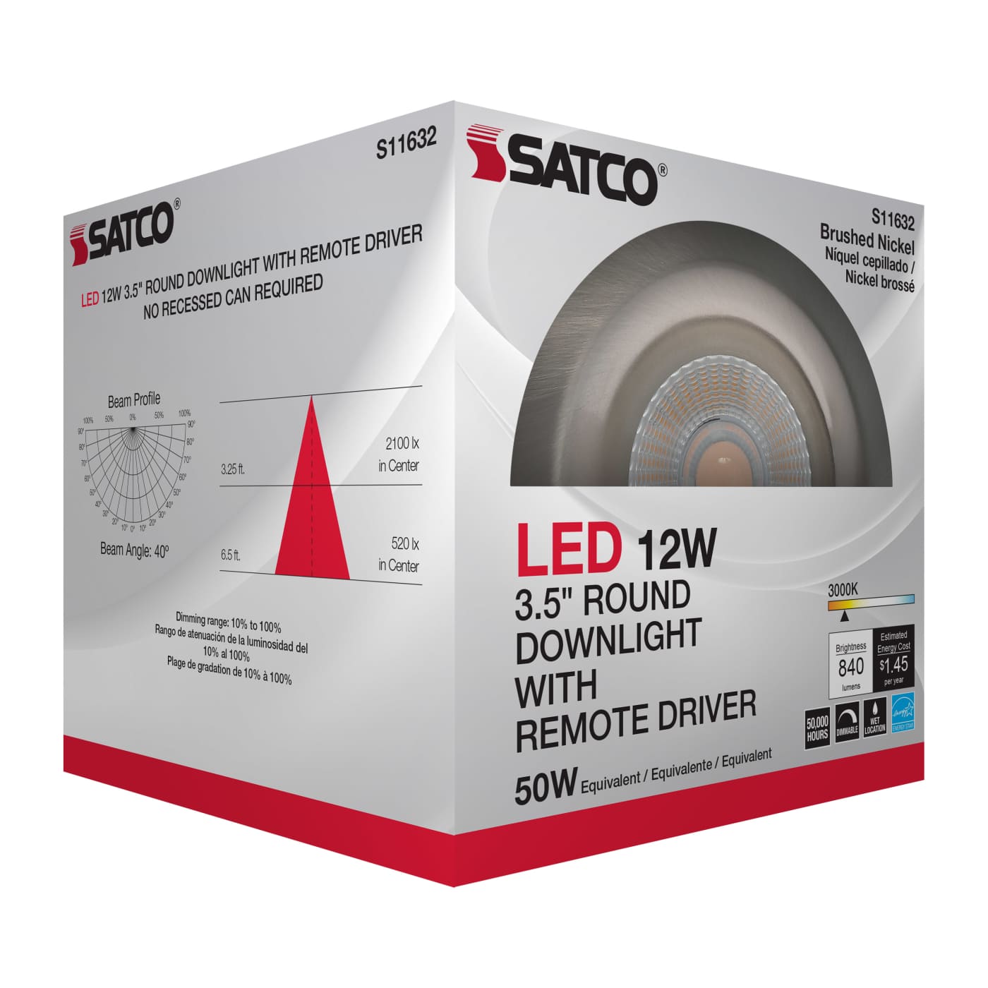 12WLED/DW/DNL3/930/RND/RD/BN - S11632