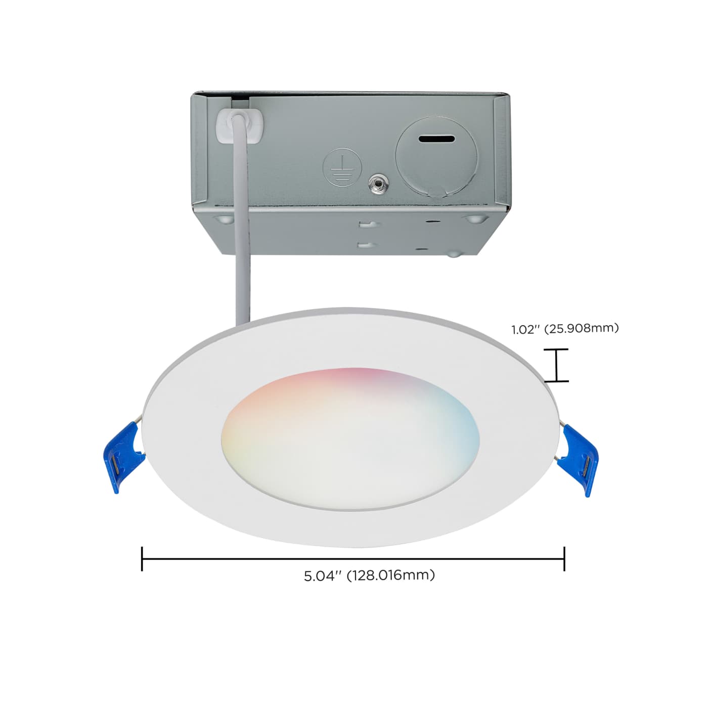 8WLED/DW/4/RGBTW/RND/WH - S11636