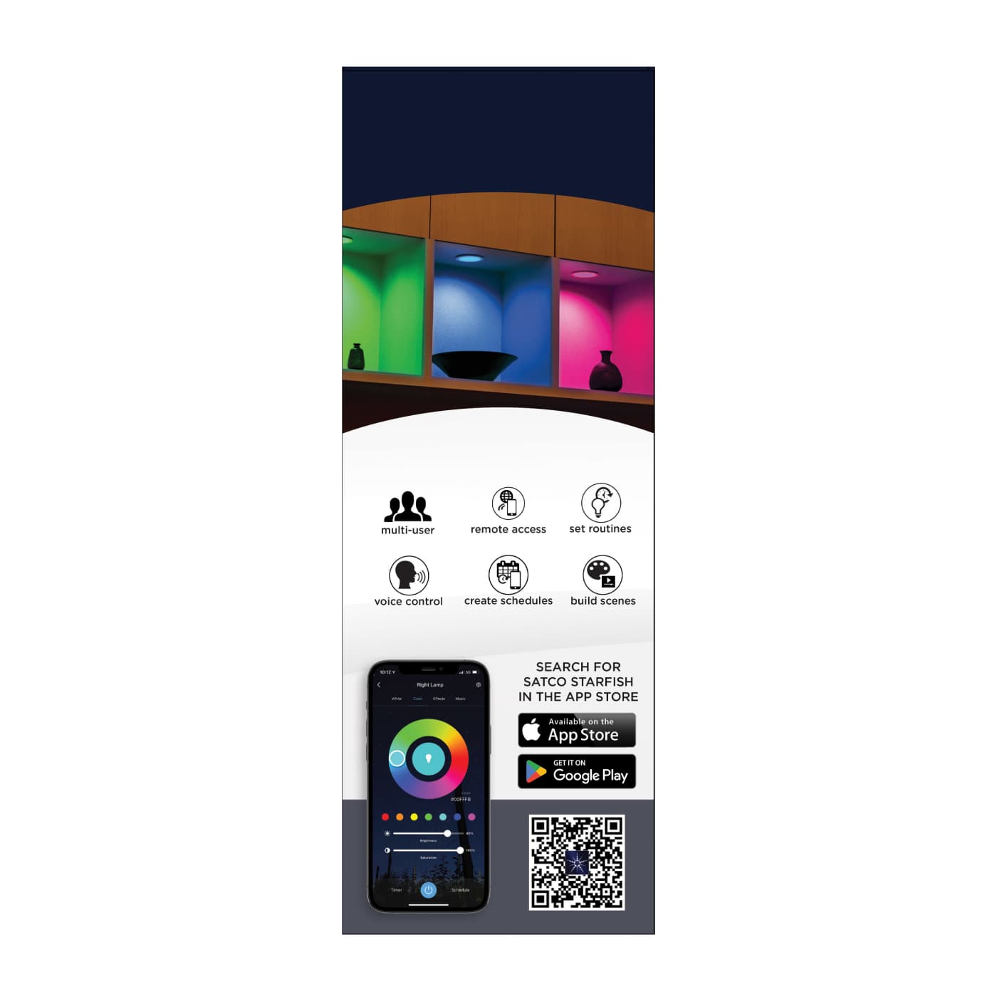 11WLED/DW/6/RGBTW/RND/WH - S11637