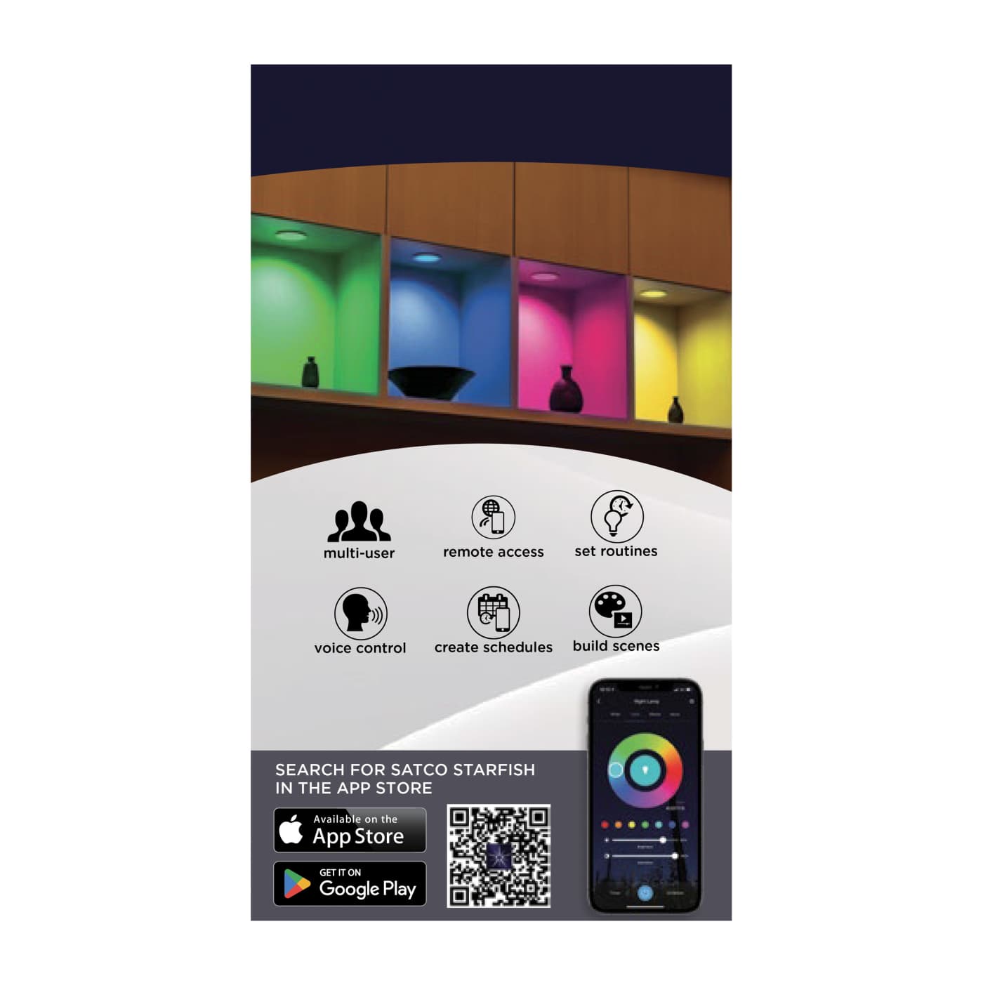 8WLED/RDL/4/RGBTW/RND/WH - S11638