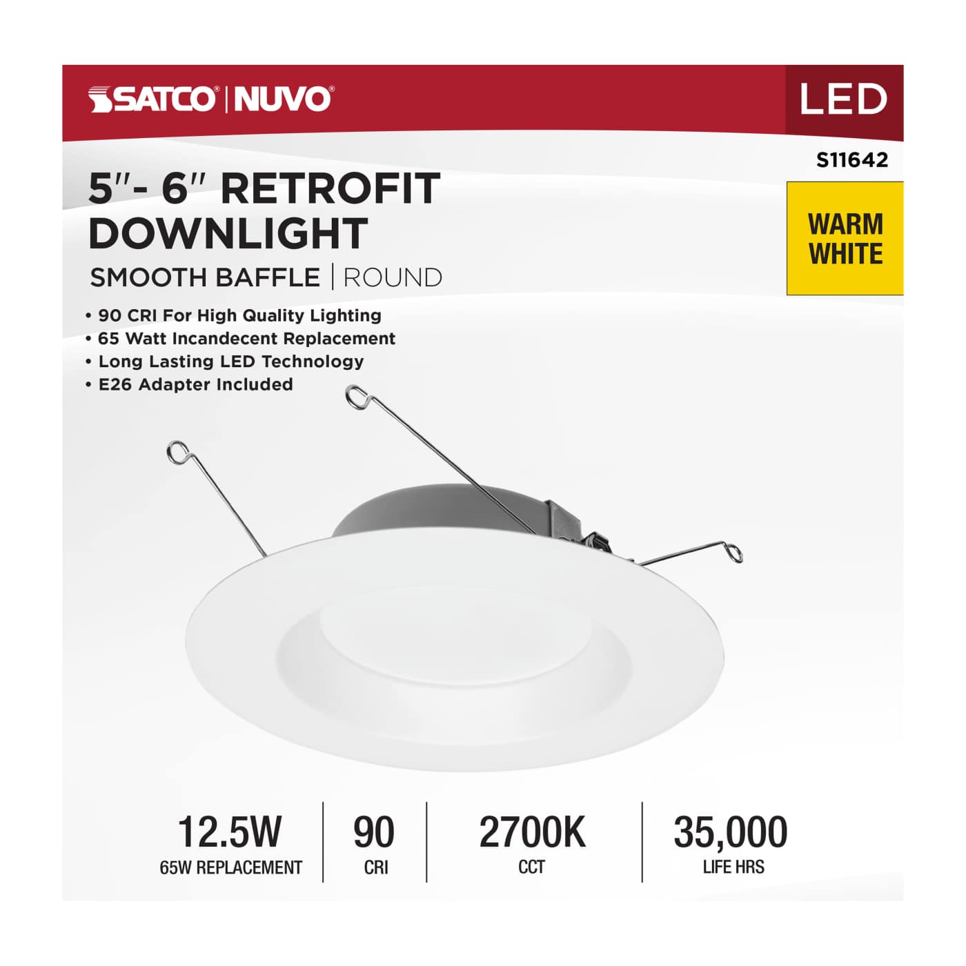 12.5WLED/RDL/5-6/927/120V - S11642