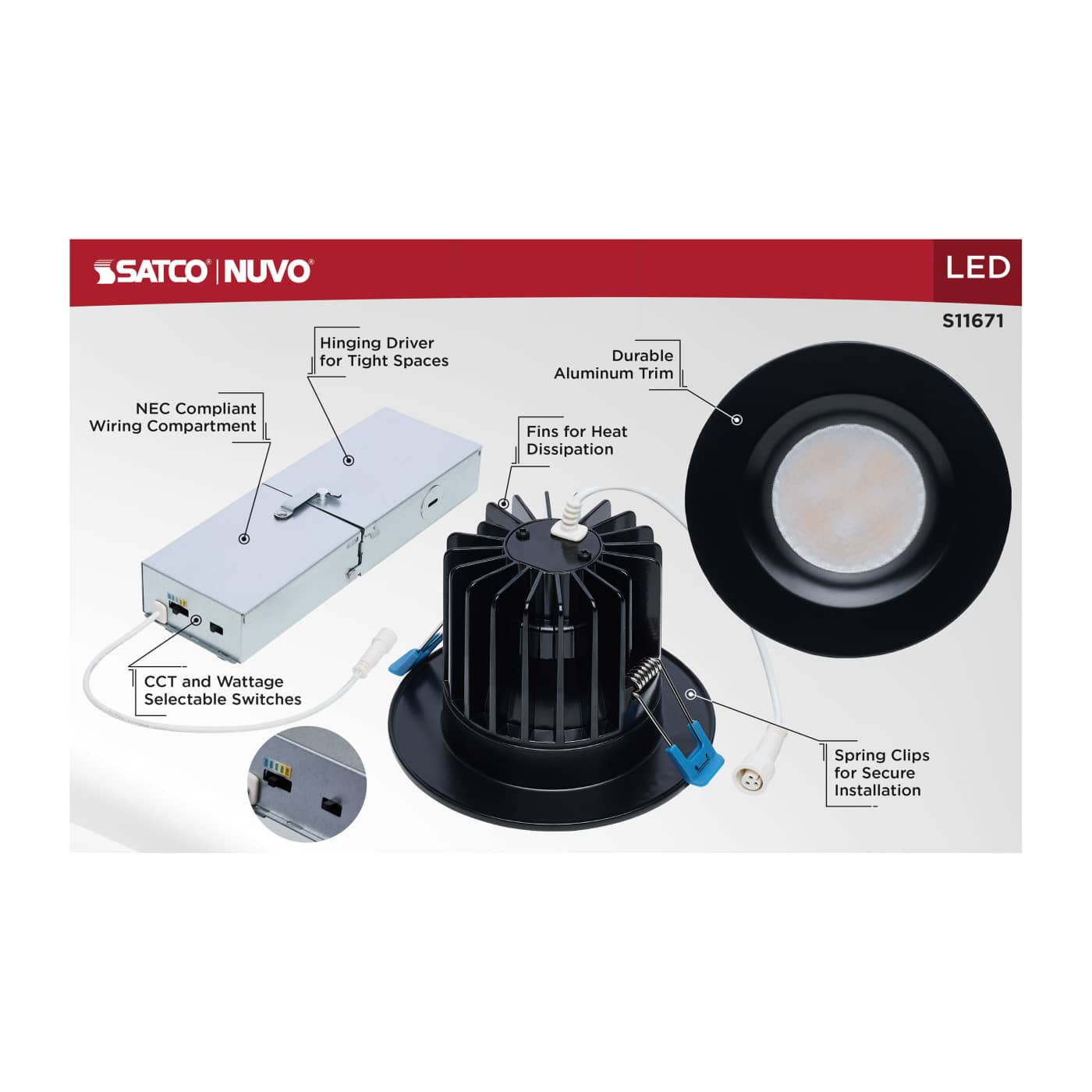 24WLED/DW/DNL3/FS/RND/DD/BK - S11671