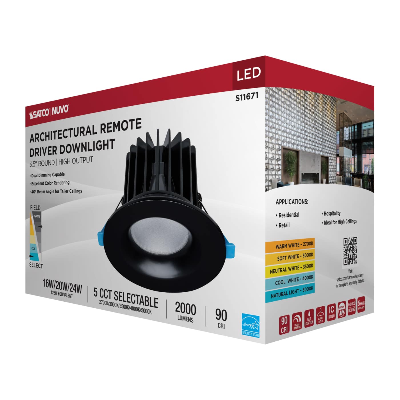 24WLED/DW/DNL3/FS/RND/DD/BK - S11671