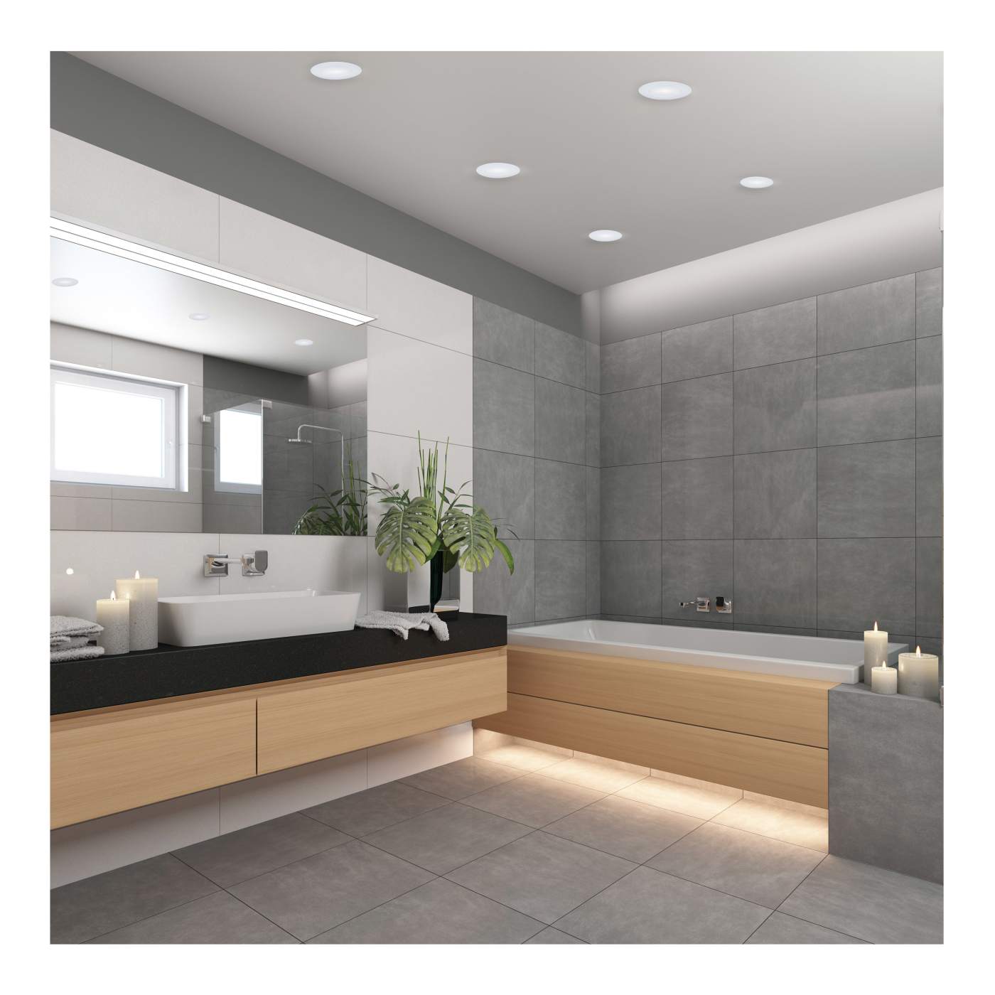 8WLED/DW/4/CCT/RND/FL/RD - S11680