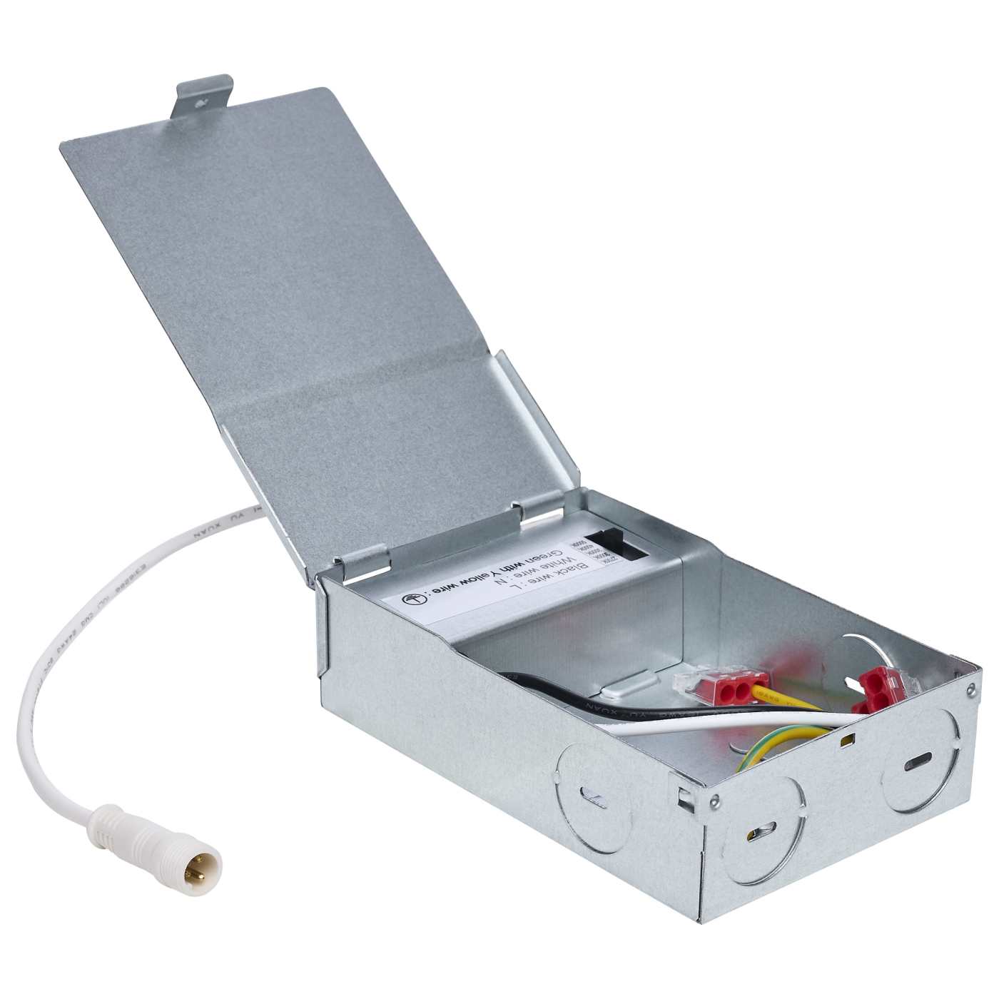 8WLED/DW/4/CCT/RND/FL/RD/BK - S11685