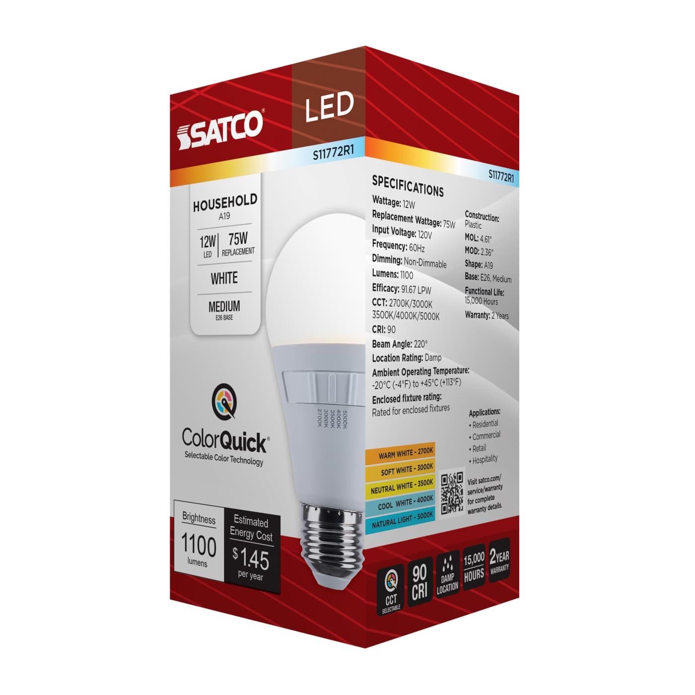 12A19L/9CCT5/E26/PWHF - S11772R1