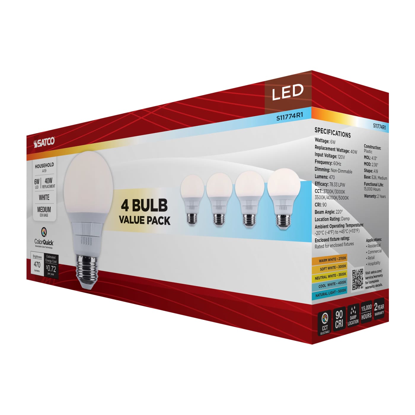 6A19L/9CCT5/E26/PWHF/4PK - S11774R1