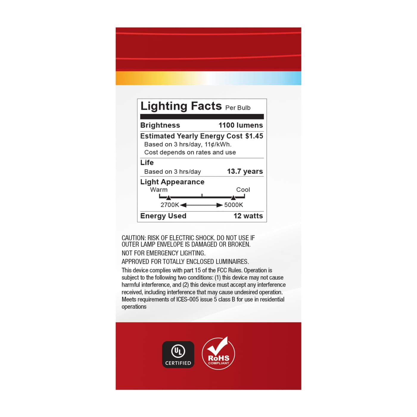 12A19L/9CCT5/E26/PWHF/4PK - S11776R1