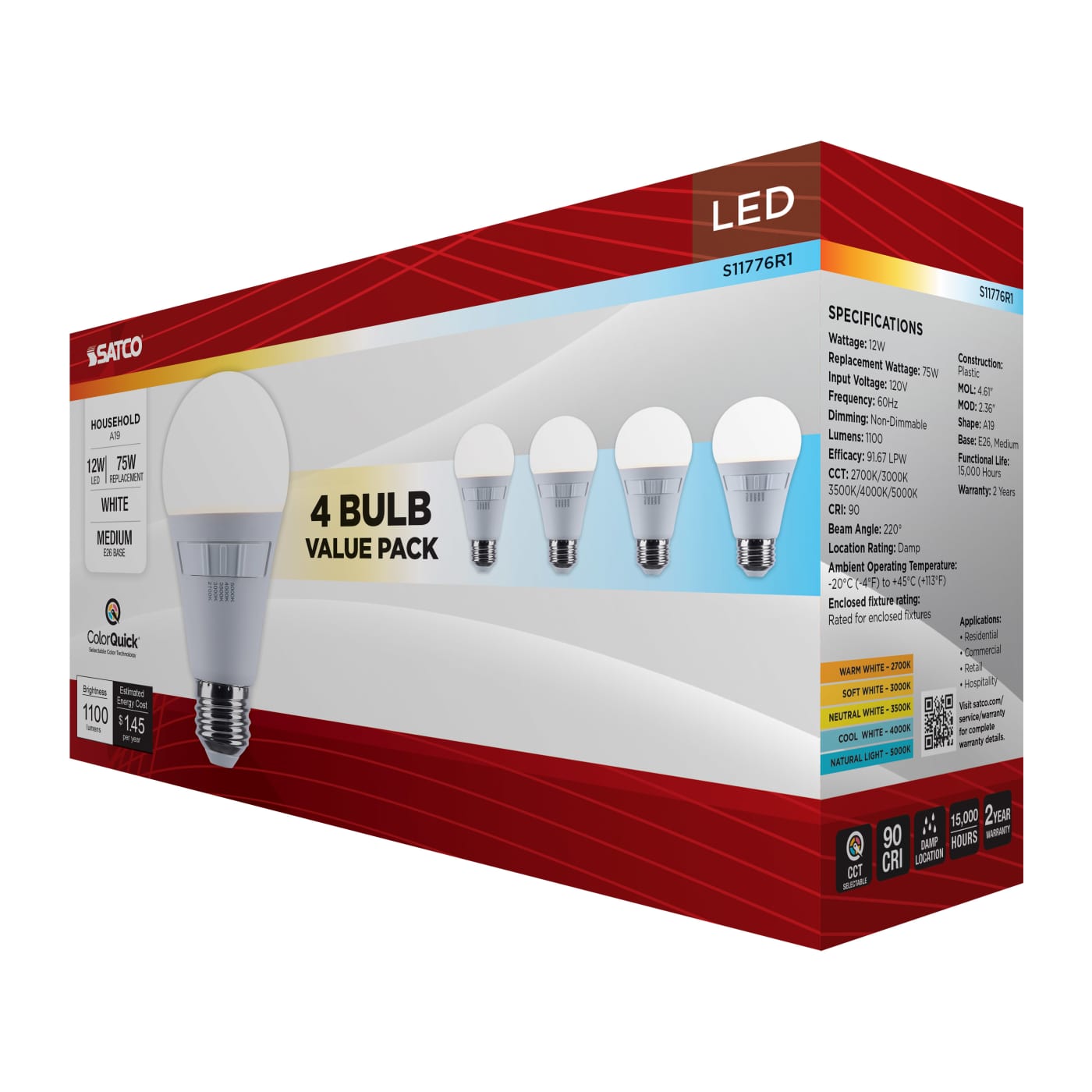 12A19L/9CCT5/E26/PWHF/4PK - S11776R1