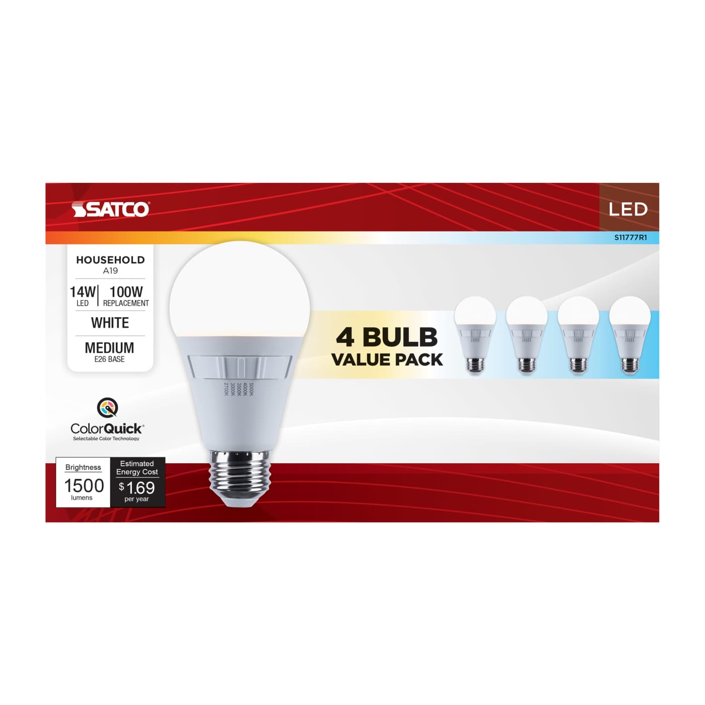 14A19L/9CCT5/E26/PWHF/4PK - S11777R1