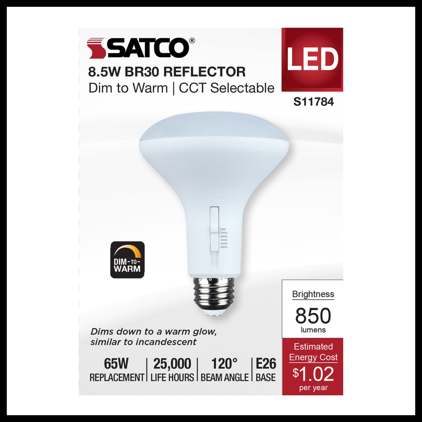 8.5BR30/LED/5CCT/WD/120V - S11784