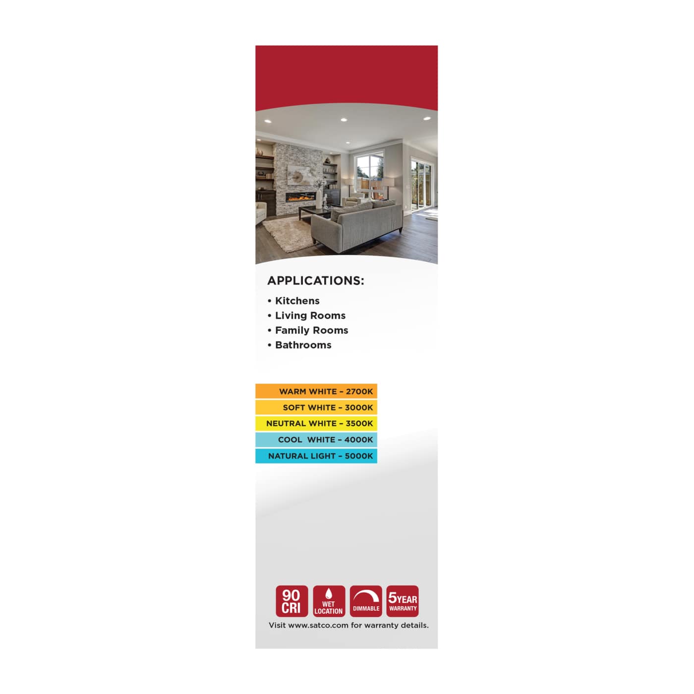 12WLED/DW/EL/6/CCT-SEL/RND/RD - S11827