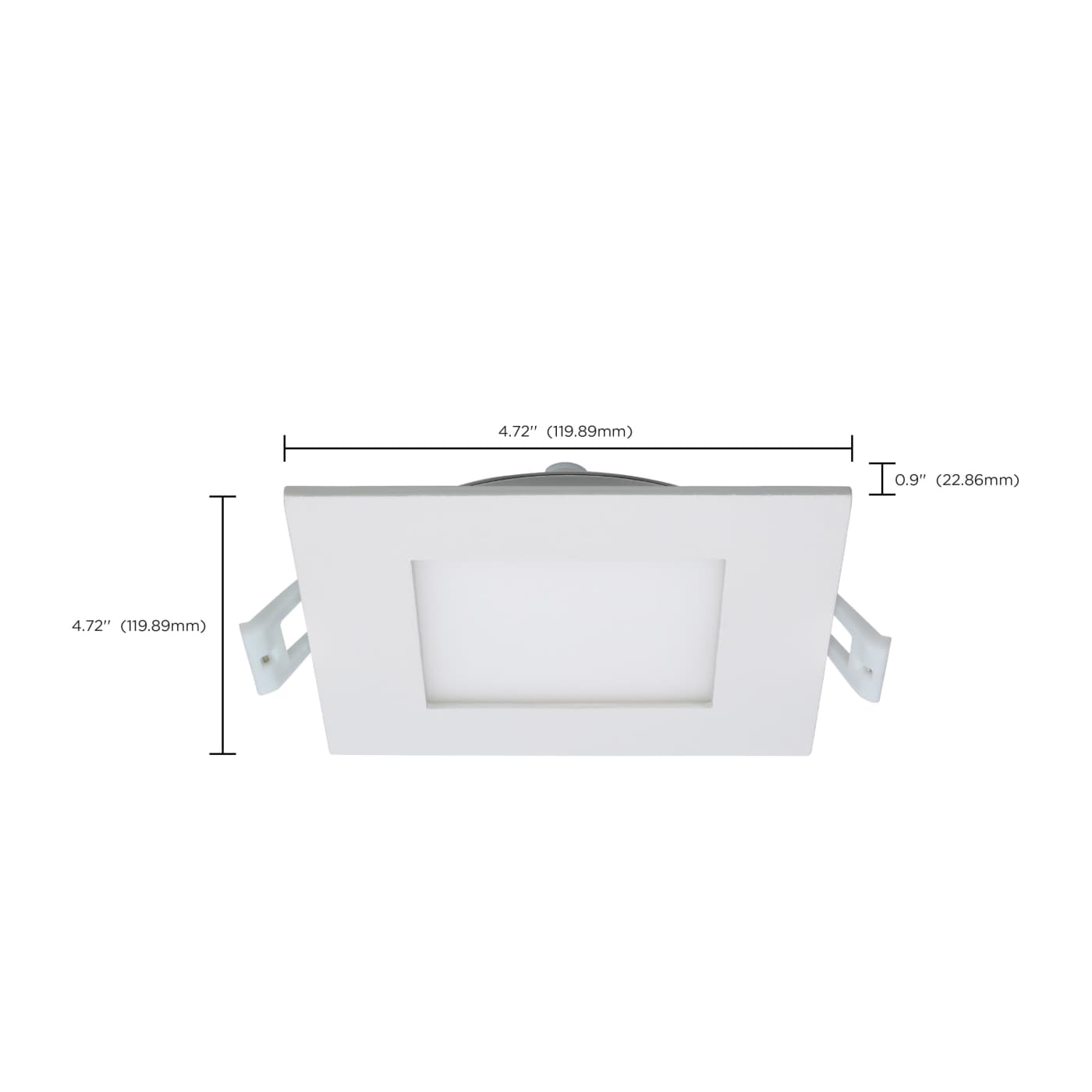 10WLED/DW/EL/4/CCT-SEL/SQ/RD - S11829