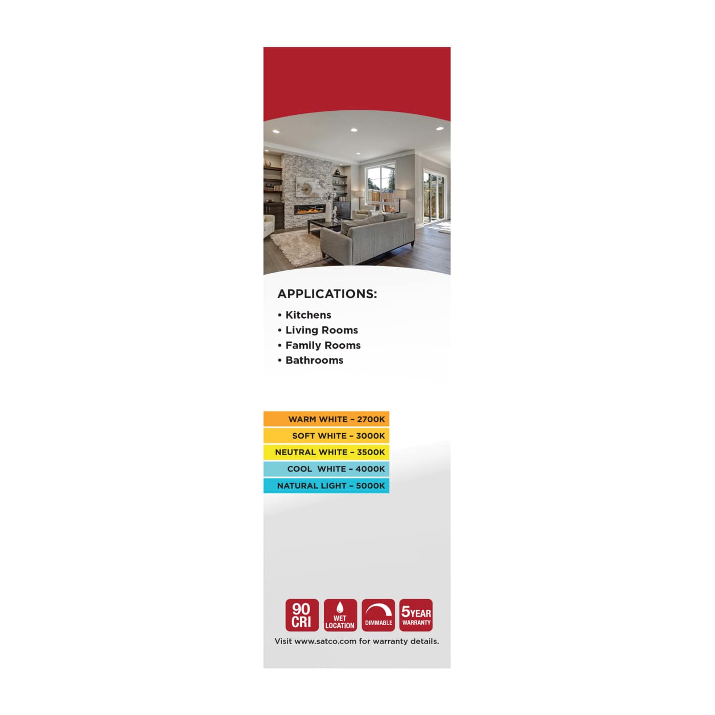 12WLED/DW/EL/6/CCT-SEL/SQ/RD - S11830