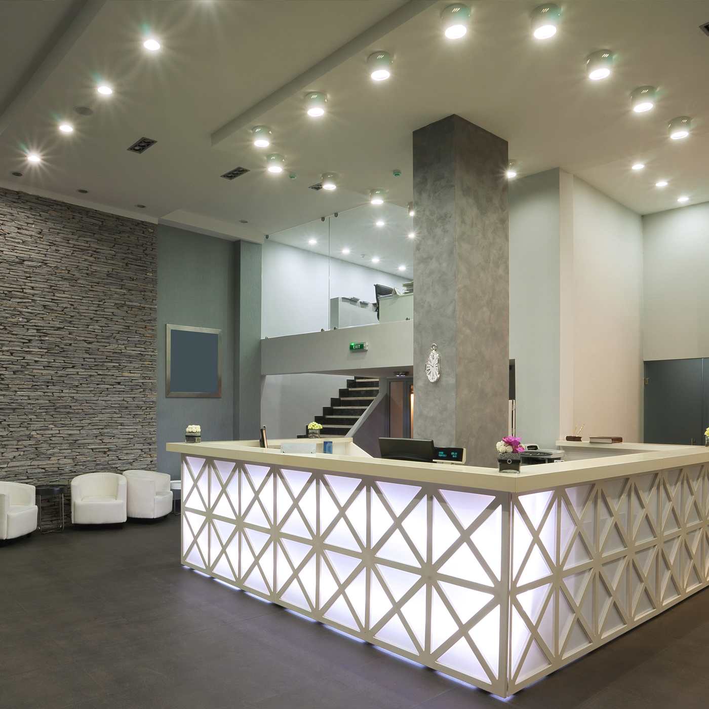 9WLED/GBL/4/CCT/RND/BLK - S11842