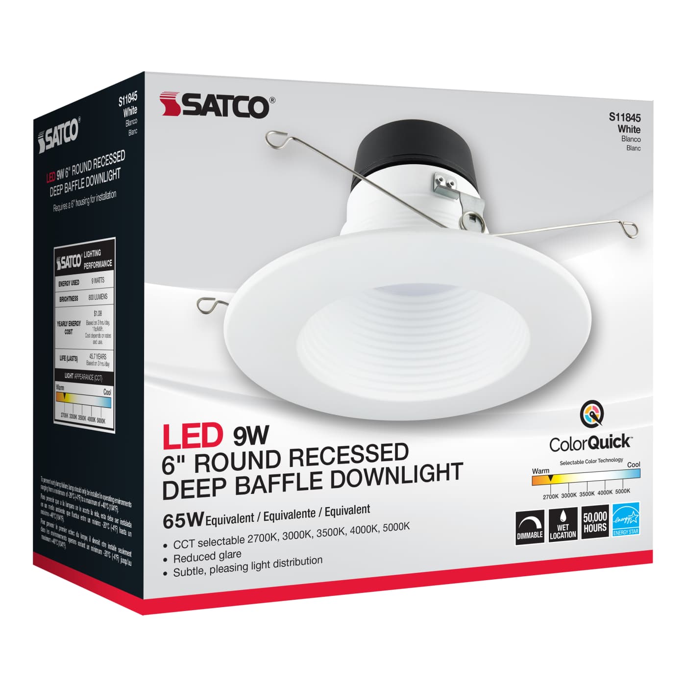 9WLED/DB/RDL/6/CCT-SEL/120V - S11845