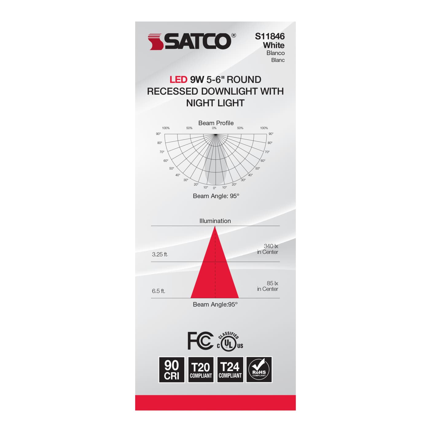 9WLED/NL/RDL/5-6/CCT-SEL/120V - S11846