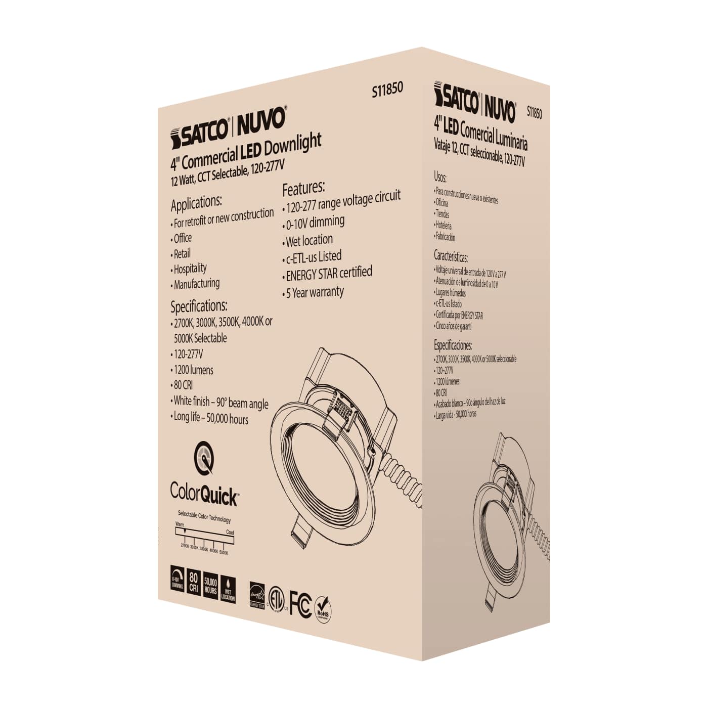 12WLED/CDL/4/CCT/120-277 - S11850