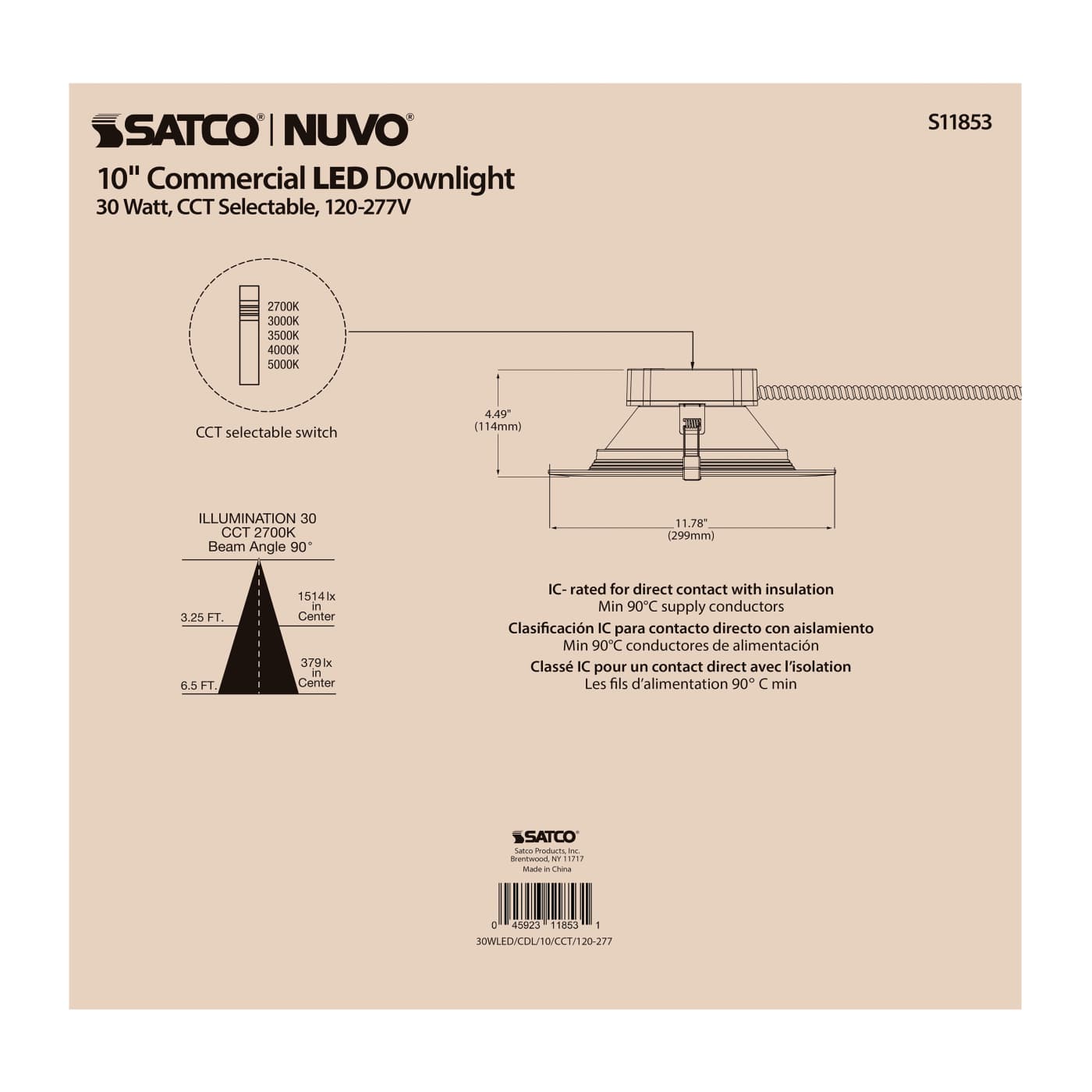 30WLED/CDL/10/CCT/120-277 - S11853