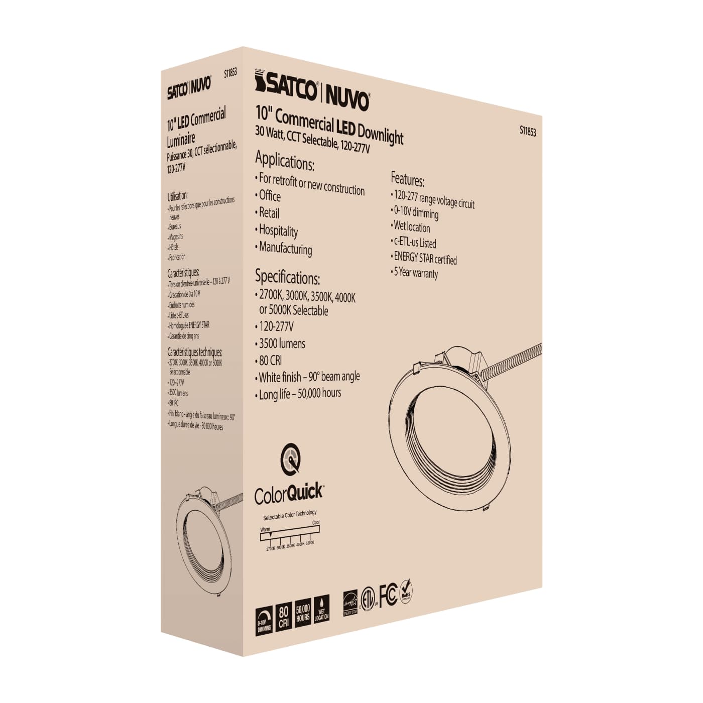 30WLED/CDL/10/CCT/120-277 - S11853