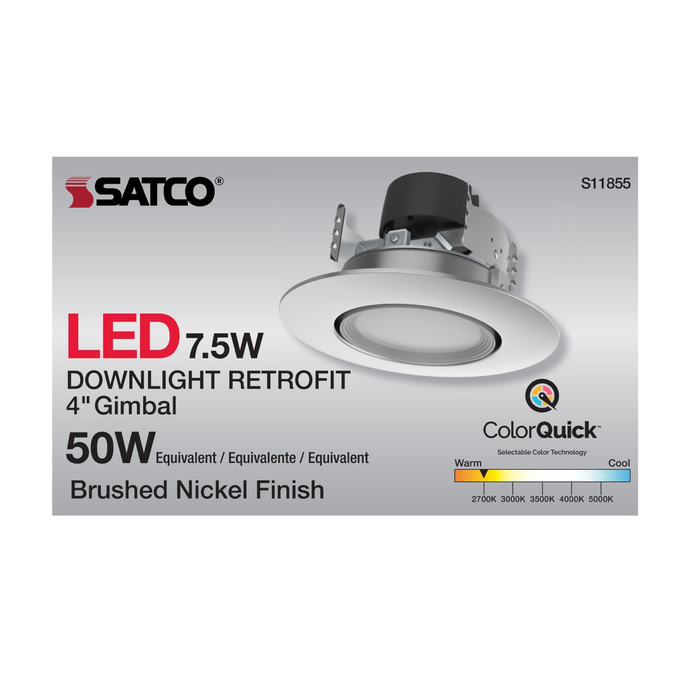 7.5WLED/DIR/4/60'/CCT-SEL/120V - S11855