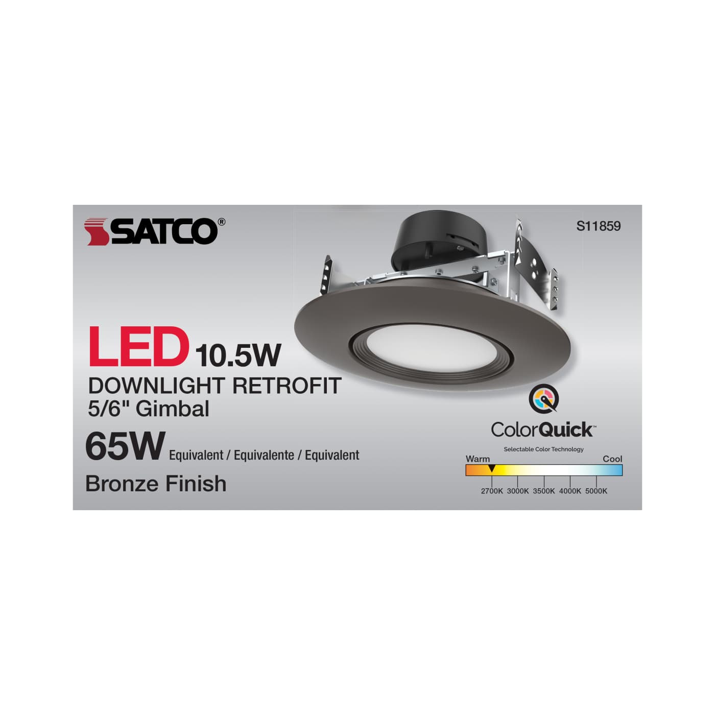 10.5WLED/DIR/5-6/CCT-SEL/120V/ - S11859