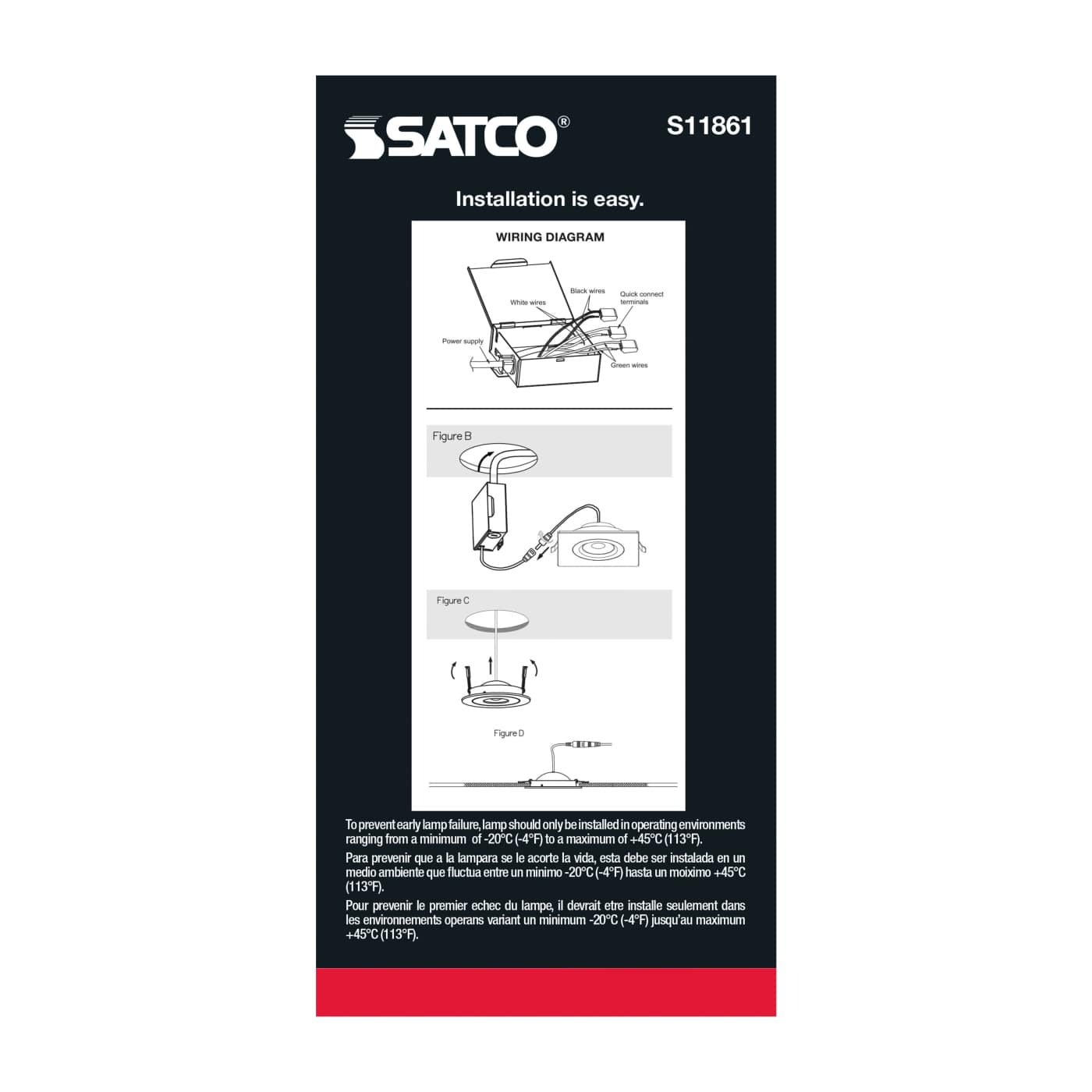 15WLED/GBL/6/CCT/SQ/WH - S11861