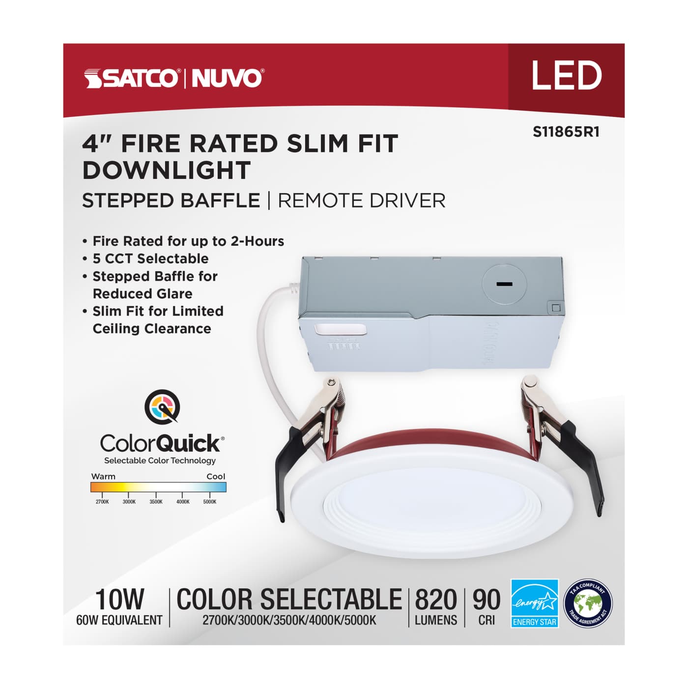 10WLED/4/FR/CCT/SLF/RD/STB/RND - S11865R1