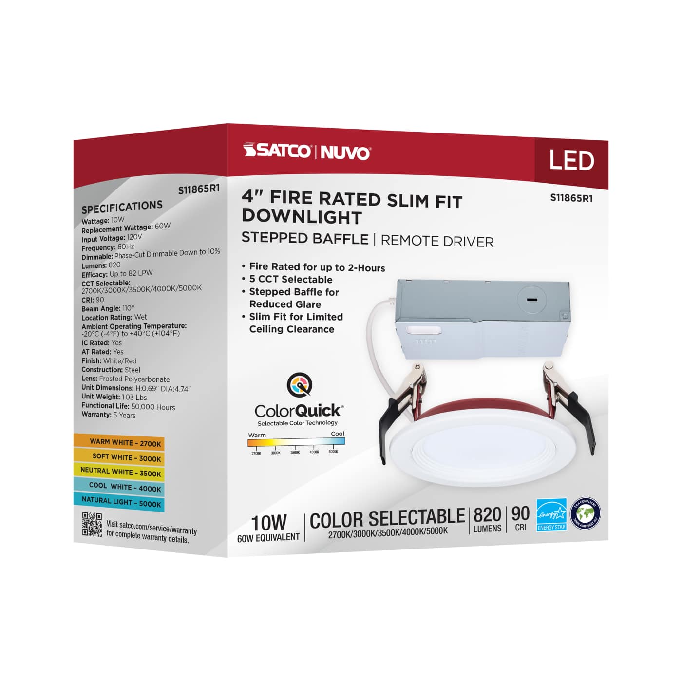 10WLED/4/FR/CCT/SLF/RD/STB/RND - S11865R1