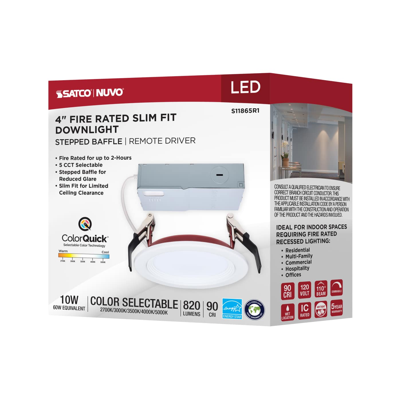 10WLED/4/FR/CCT/SLF/RD/STB/RND - S11865R1