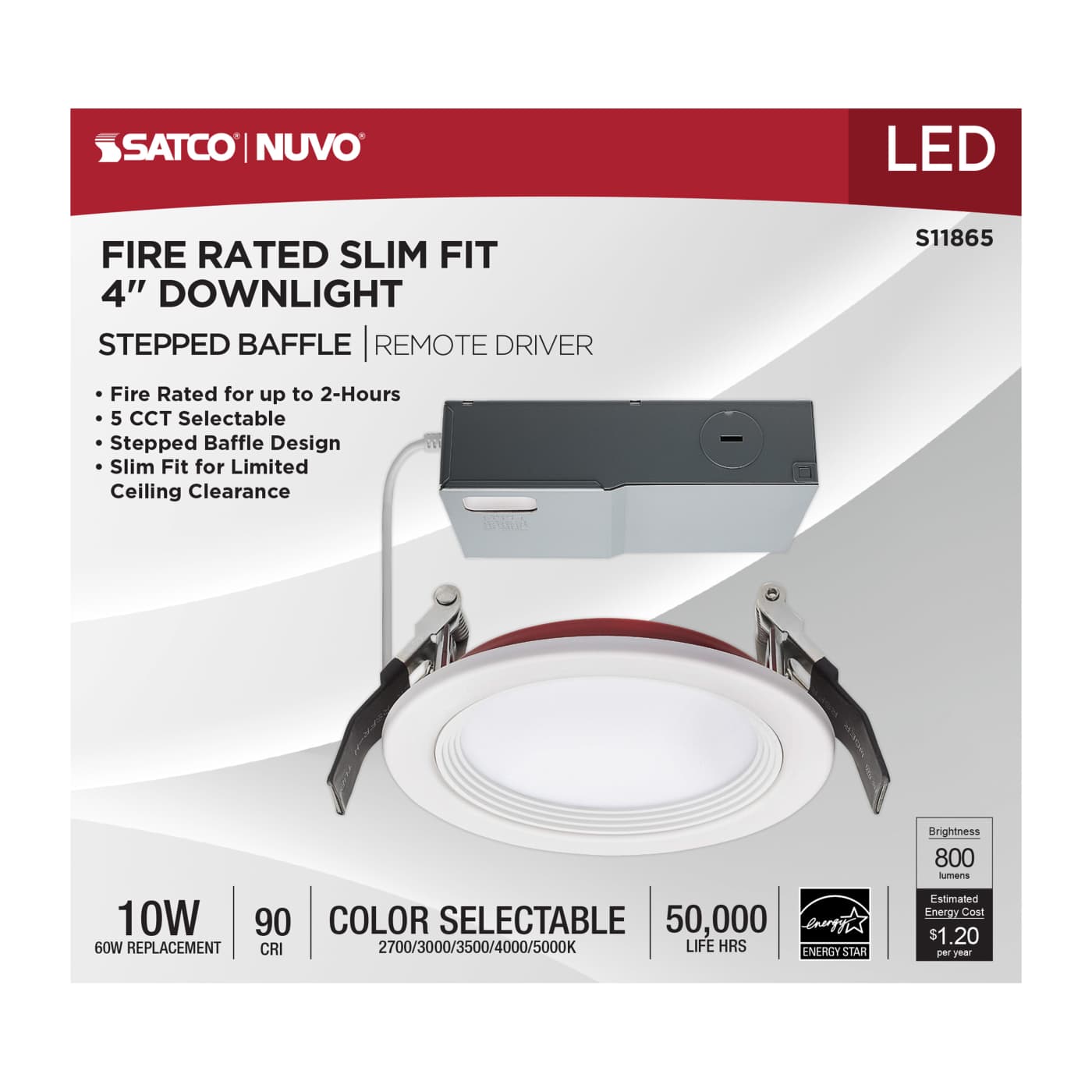10WLED/4/FR/CCT/SLF/RD/STB/RND - S11865