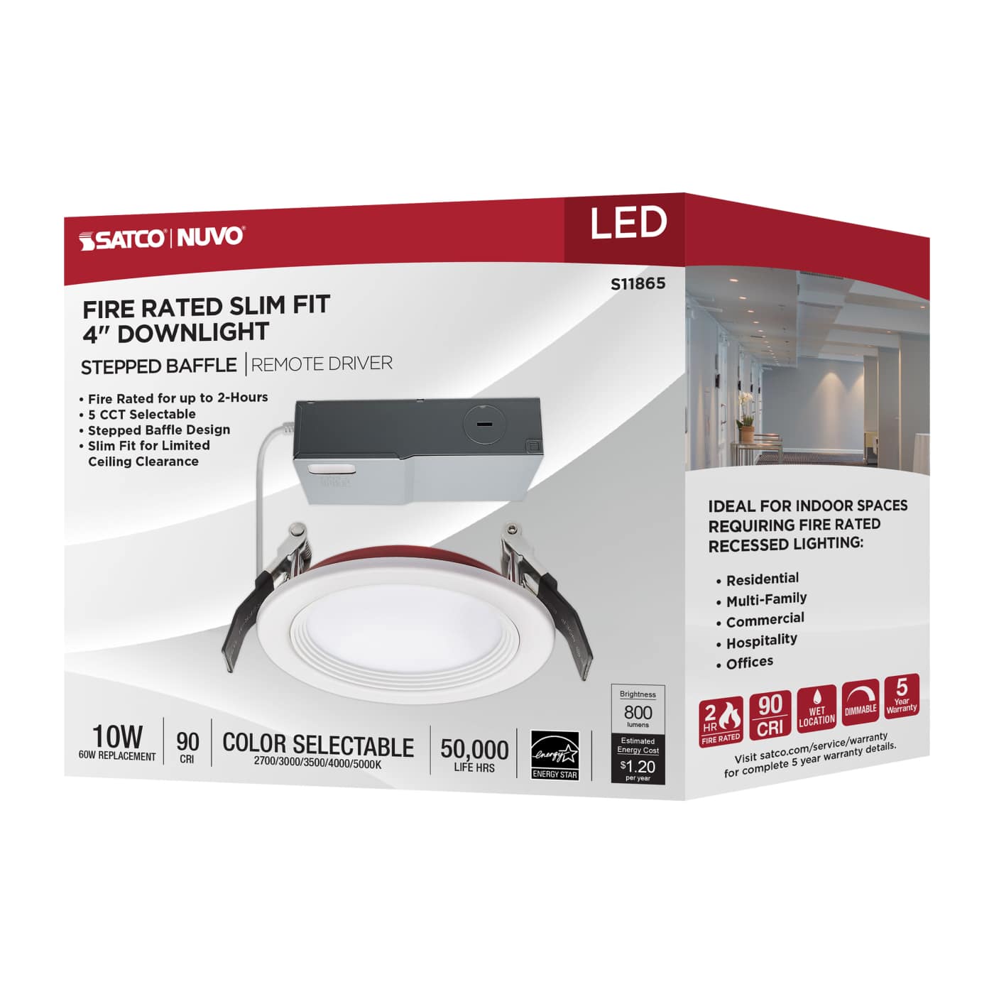 10WLED/4/FR/CCT/SLF/RD/STB/RND - S11865