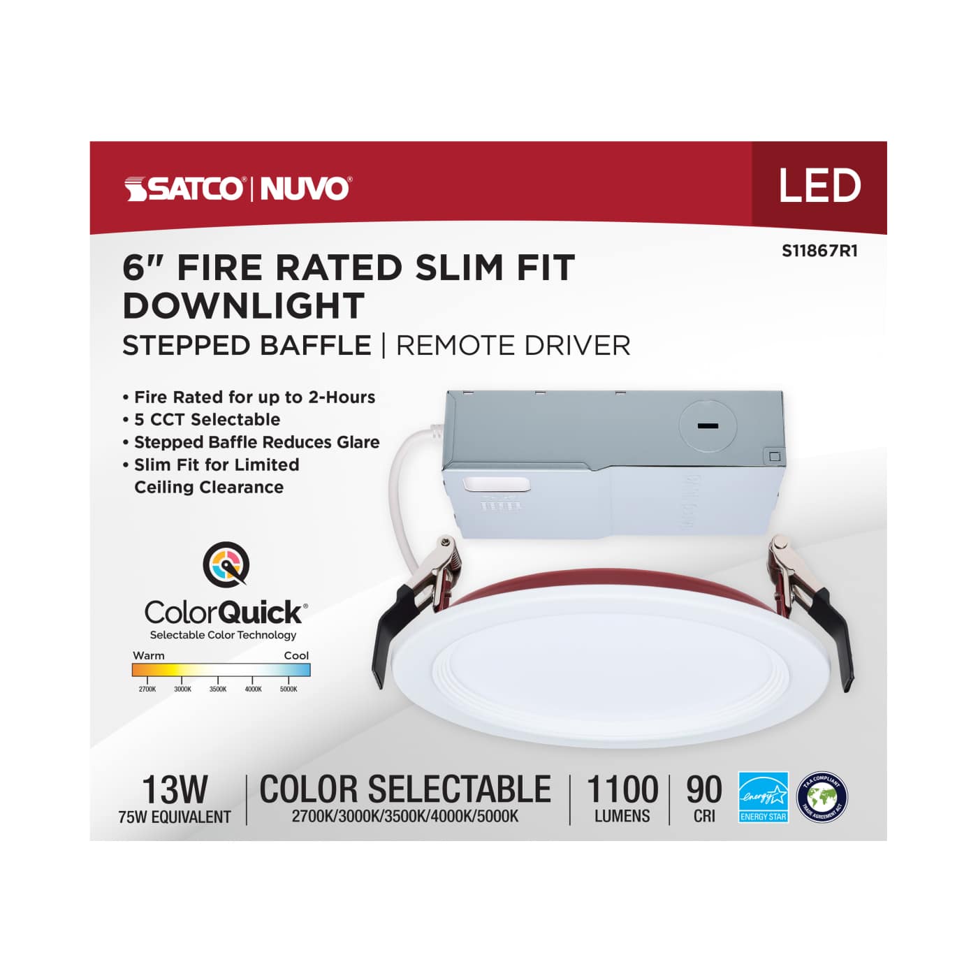 13WLED/6/FR/CCT/SLF/RD/STB/RND - S11867R1