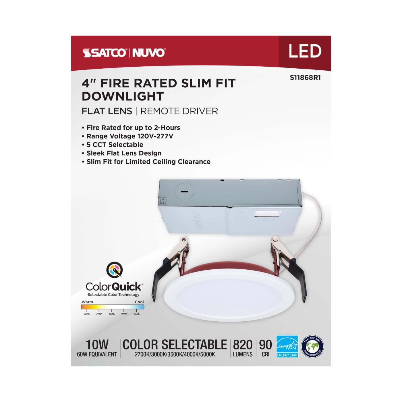 10WLED/4/CFR/CCT/SLF/RD/FL/RND - S11868R1