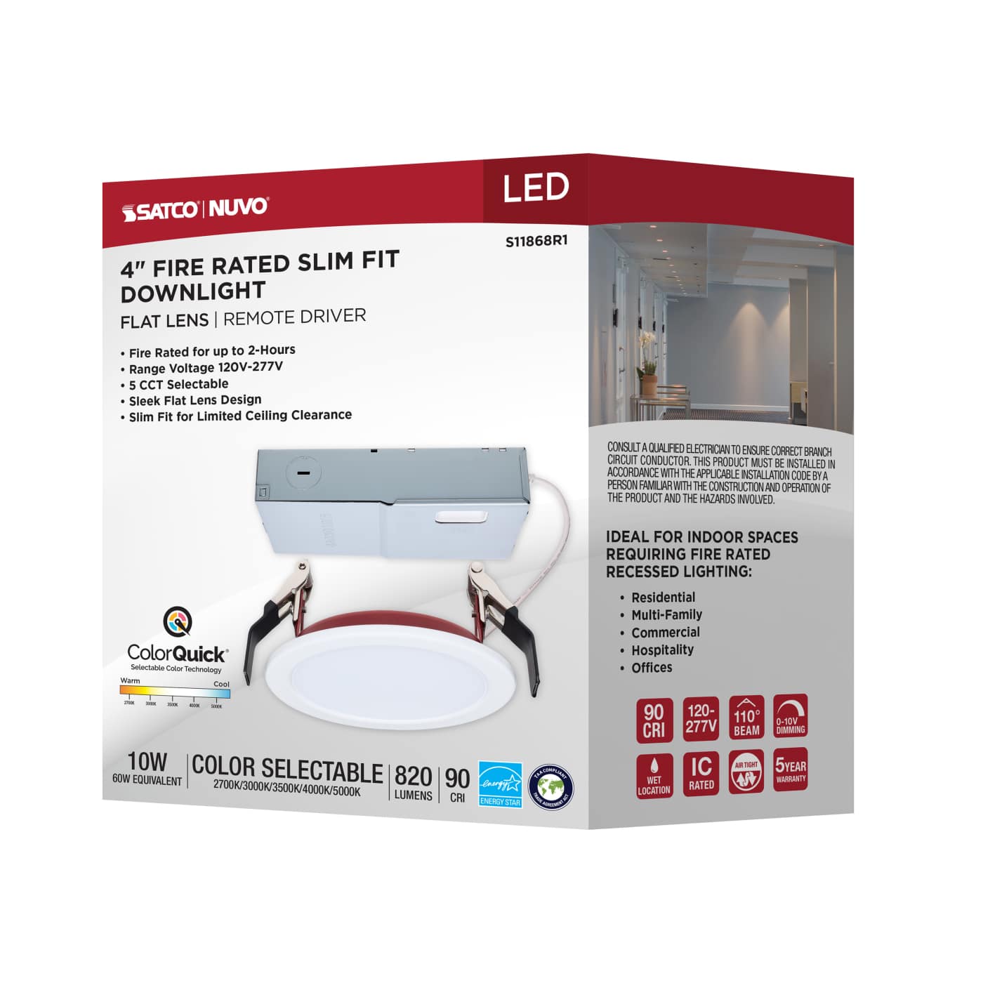 10WLED/4/CFR/CCT/SLF/RD/FL/RND - S11868R1