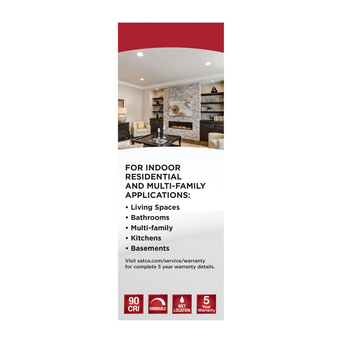 15WLED/DW/6/CCT-SEL/RND/RD/WH - S11872