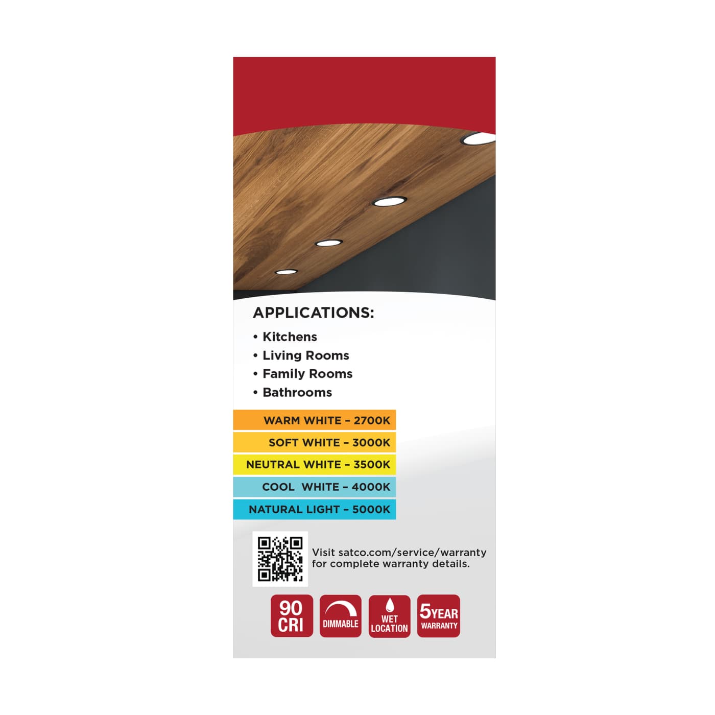 10WLED/DW/4/CCT-SEL/RND/RD/BK - S11874